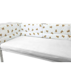 Apărătoare pătuț Qmini Teddy Toys 180x30 cm – imagine 5