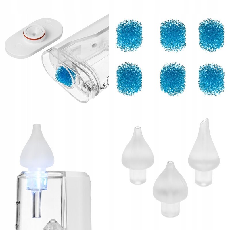 Aspirator nazal electric Lionelo Babyair Flow, Alb