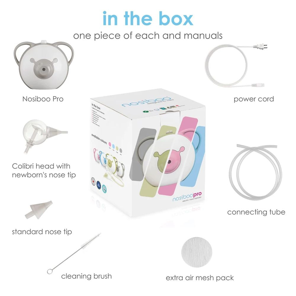 Aspirator Nazal Electric Nosiboo Pro Bej Dispozitiv Medical
