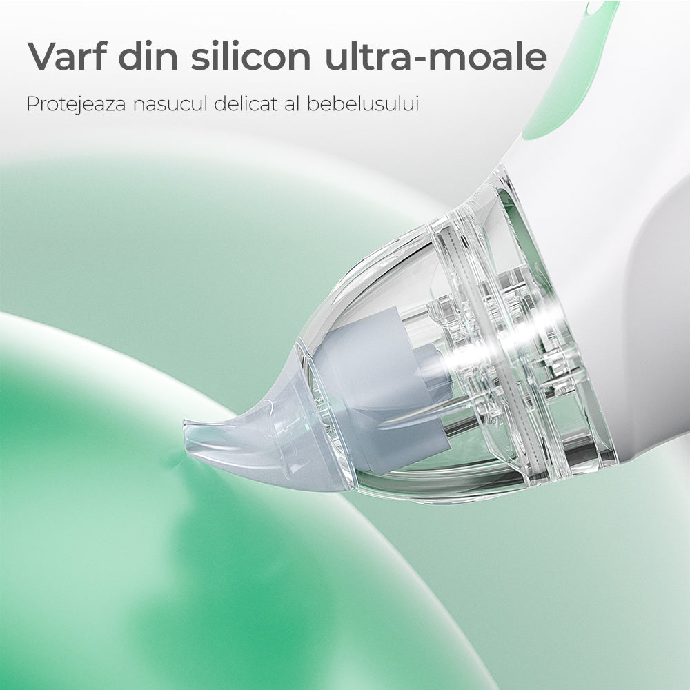 Aspirator nazal Momcozy cu baterie de lunga durata