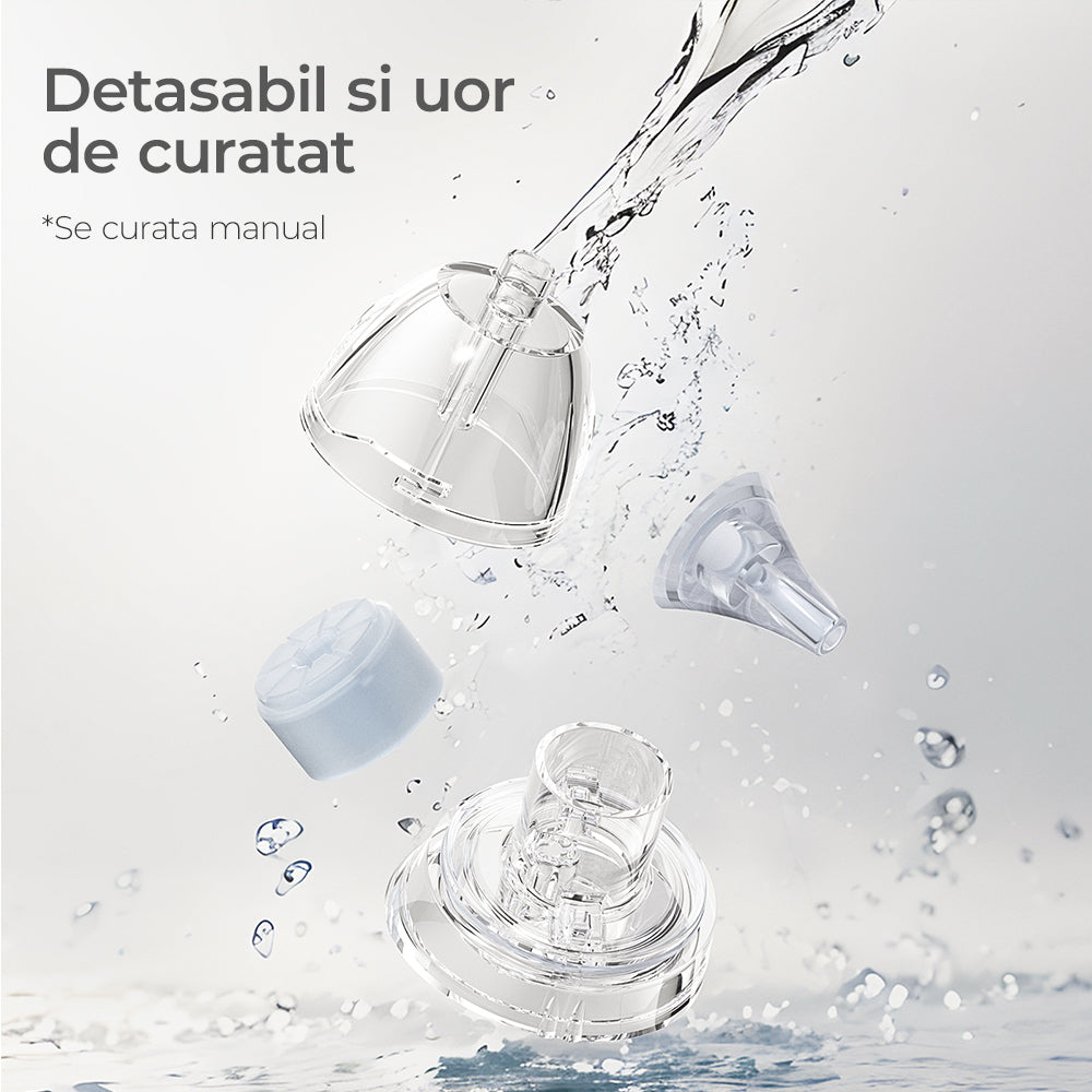 Aspirator nazal Momcozy cu baterie de lunga durata