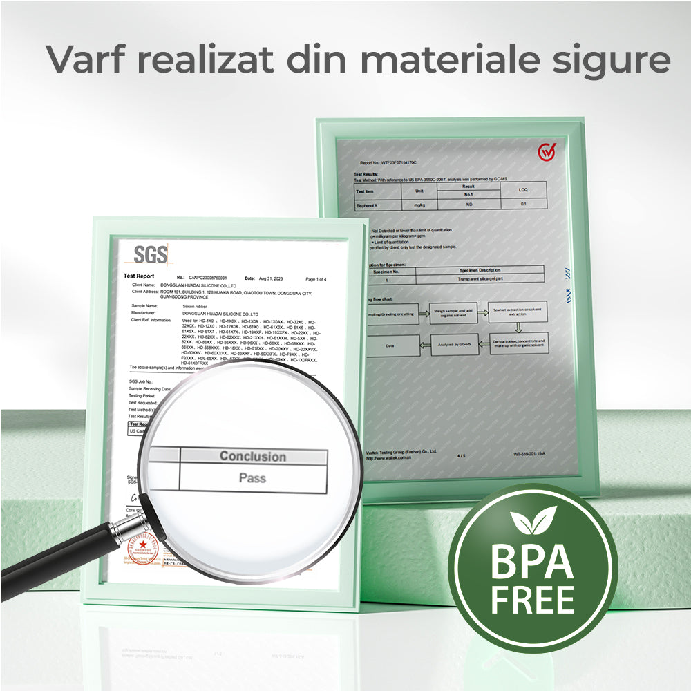 Aspirator nazal Momcozy cu baterie de lunga durata