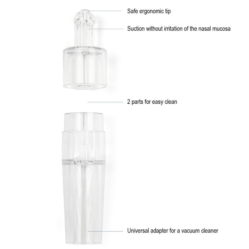 Aspirator nazal, Petite&Mars, Happy Nose, Utilizare manuala sau racordat la aspiratorul casnic, Fara BPA, 0 luni+