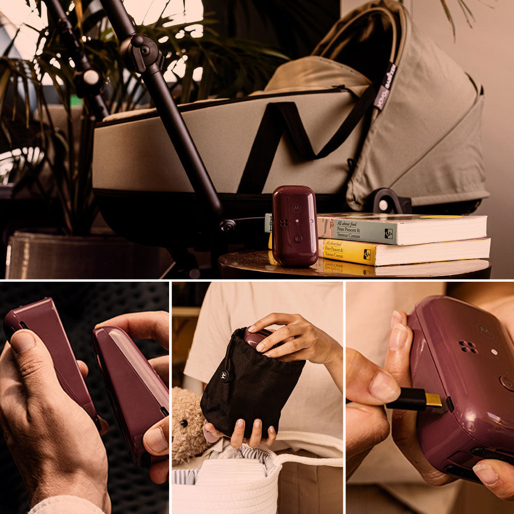 Audio Monitor Digital Motorola PIP12 Travel Pink