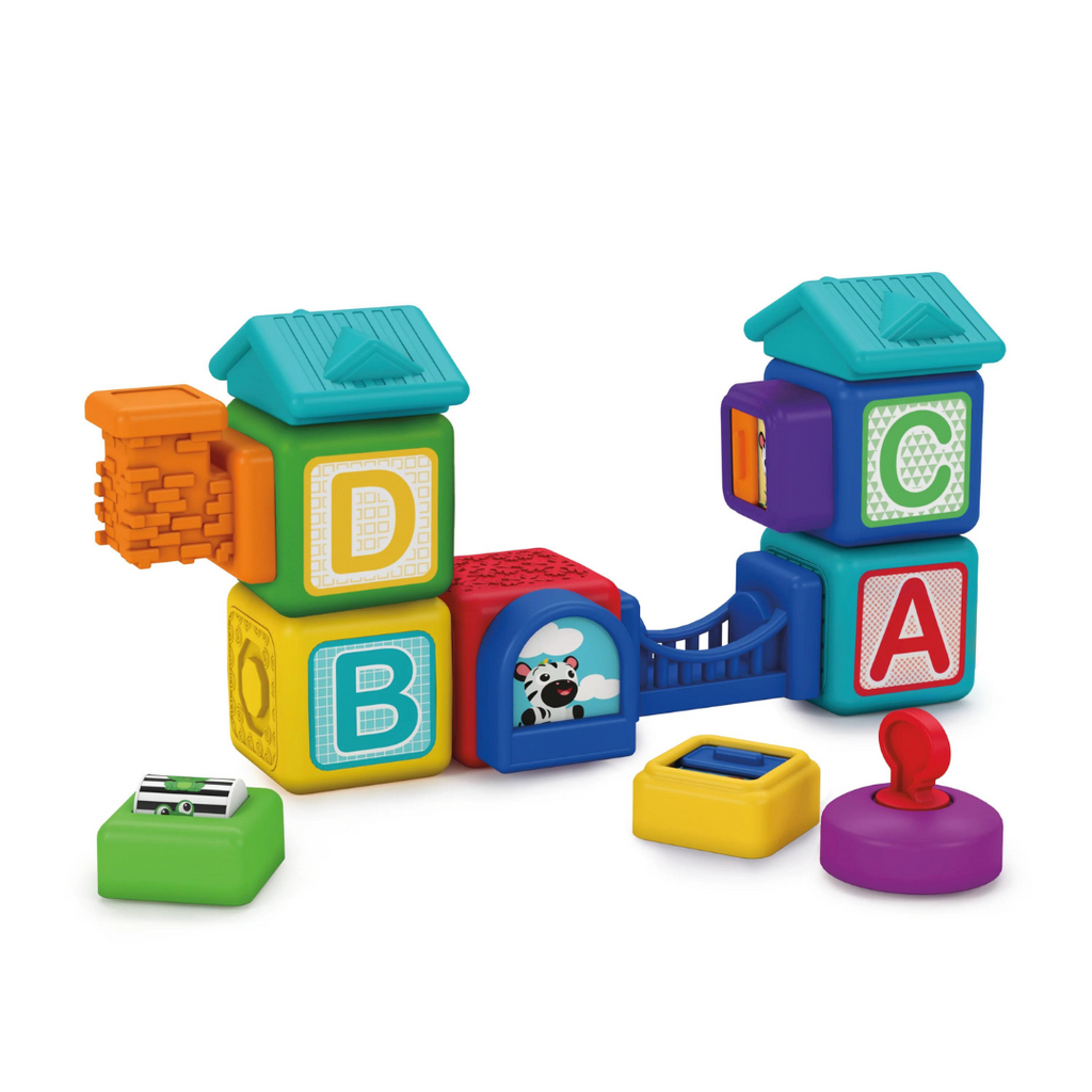 Blocuri magnetice Baby Einstein Bridge & Learn, 15 piese – vedere a produsului