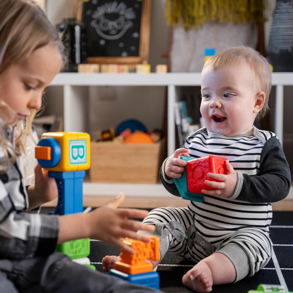 Blocuri magnetice Baby Einstein Bridge & Learn, 15 piese – imagine de prezentare 8
