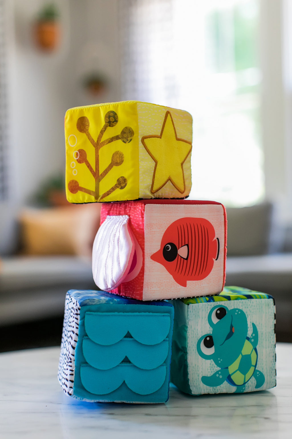 Cuburi moi Baby Einstein Explore & Discover, 4 piese – imagine de prezentare 6