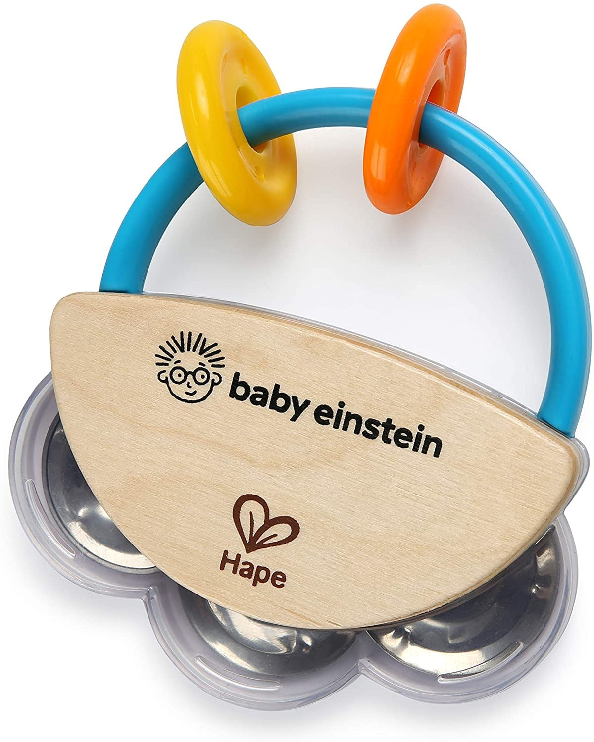 Mini tamburină din lemn Baby Einstein – imagine de prezentare 2
