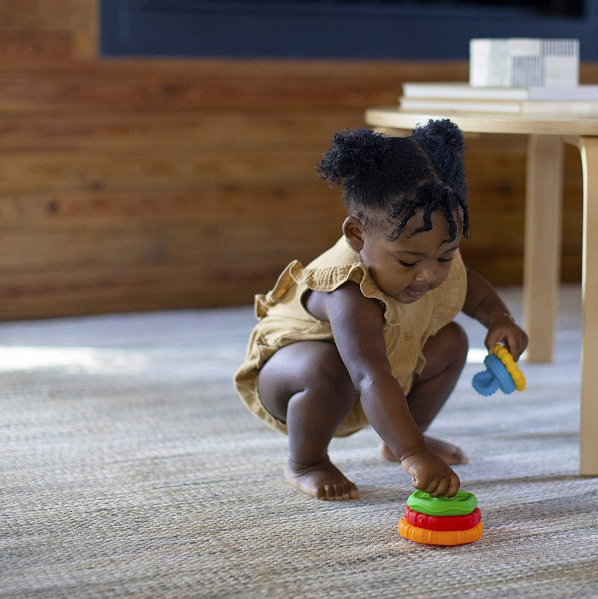 Jucărie de dentiție Baby Einstein Stacking Teether – imagine de prezentare 5