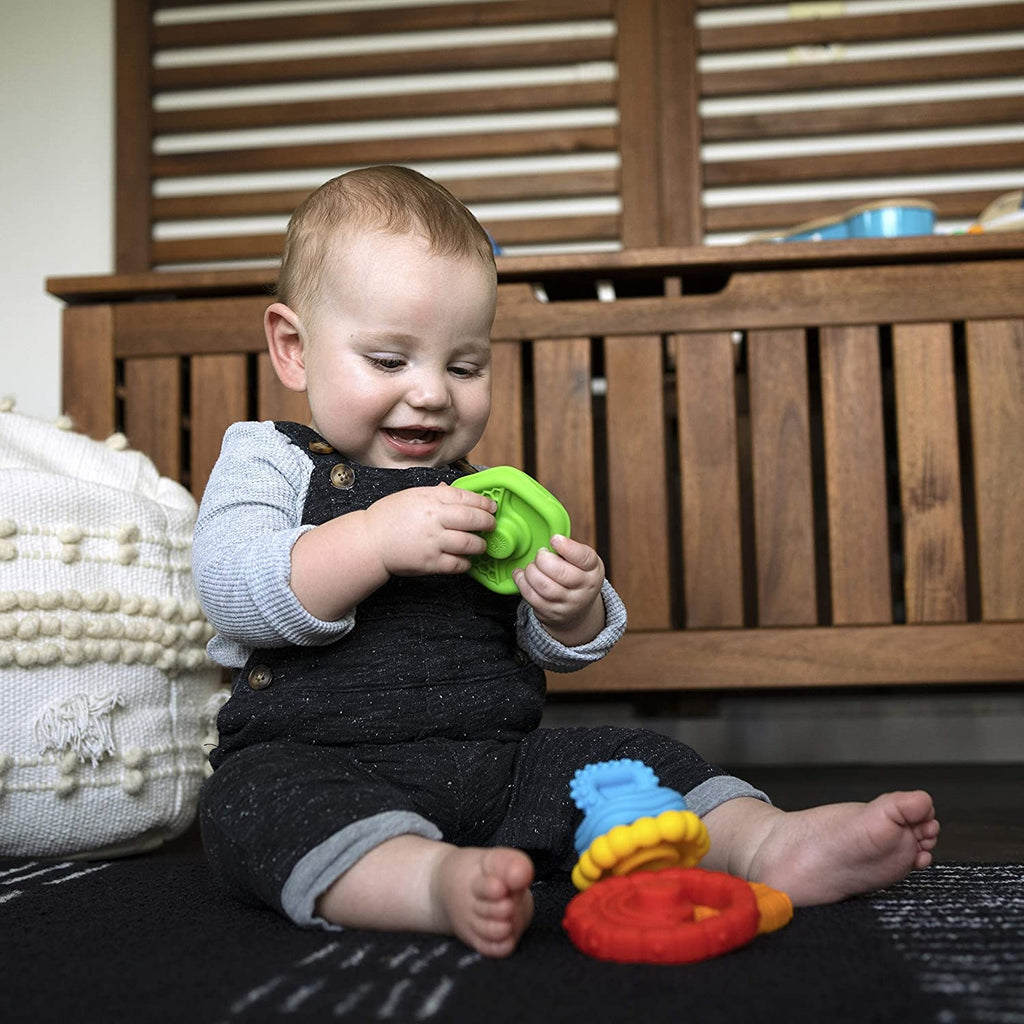 Jucărie de dentiție Baby Einstein Stacking Teether – imagine de prezentare 7