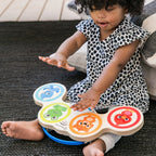 Tobă de lemn Baby Einstein Hape Magic Touch Drum – imagine de prezentare 4