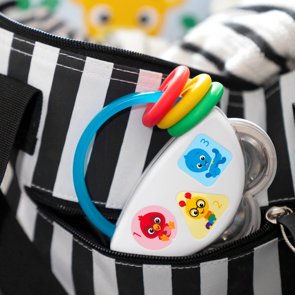 Tamburină cu zornăitoare Baby Einstein Tiny Tambourine – imagine de prezentare 2