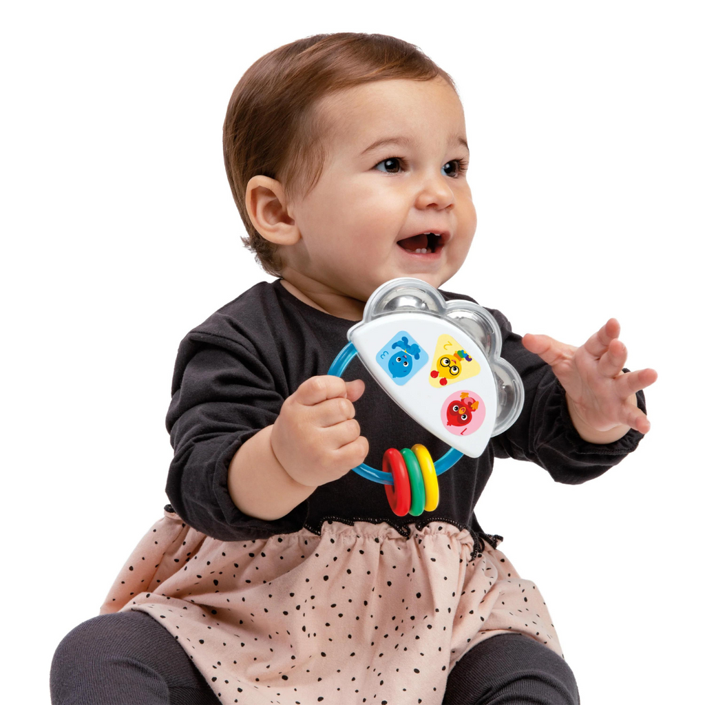 Tamburină cu zornăitoare Baby Einstein Tiny Tambourine – imagine de prezentare 7