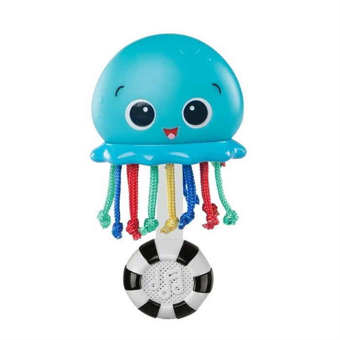 Jucărie Baby Einstein Oceanul Magic – caracatiță turcoaz cu tentacule colorate și inel