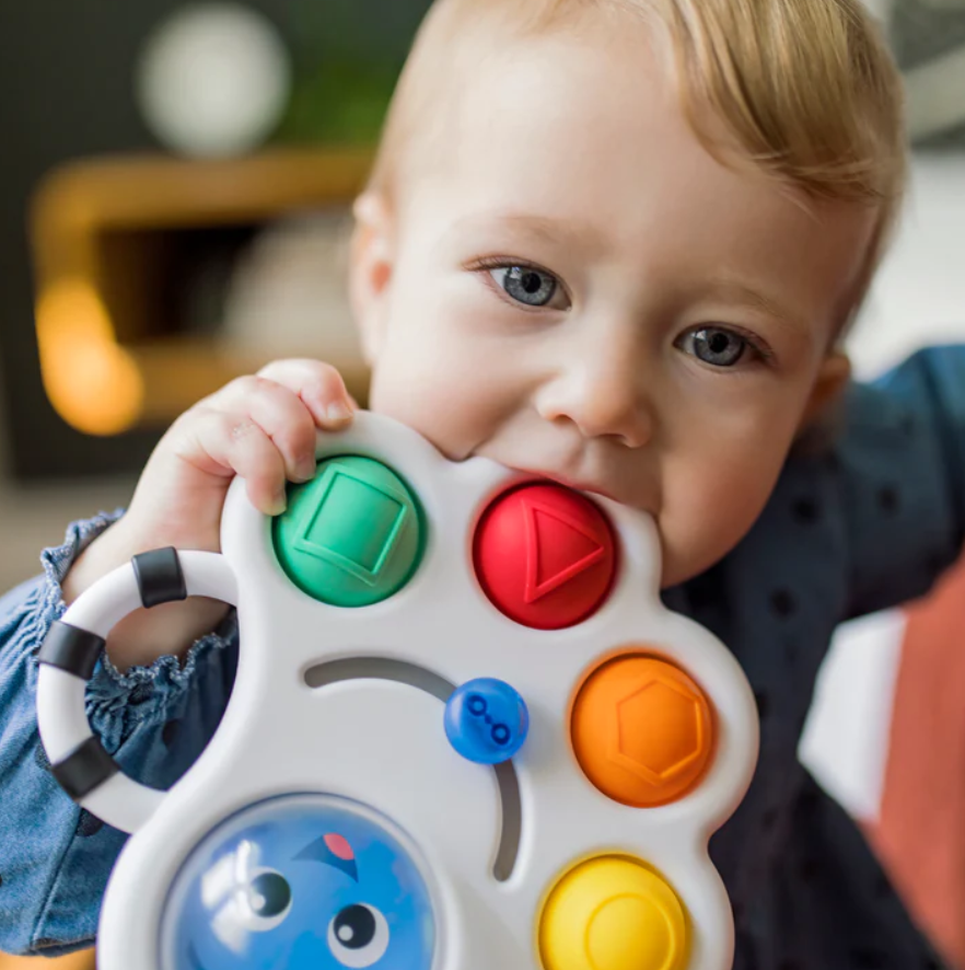 Jucărie de dentiție Baby Einstein Opus cu zornăitoare – vedere a produsului