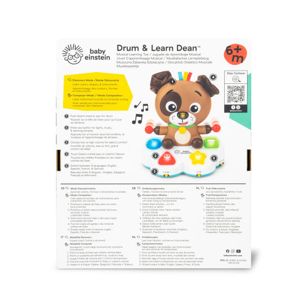 Tobă muzicală Baby Einstein Drum & Learn Dean – imagine de prezentare 9