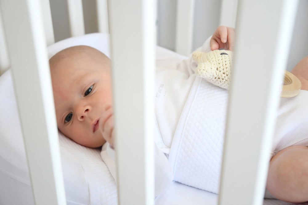 Baby Nest Ergonomic Red Castle Cocoonababy 10° – Flori de Bumbac | Anti-Colici & Anti-Reflux