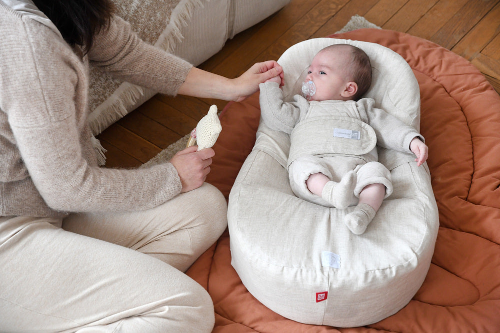 Baby nest ergonomic Red Castle Cocoonababy 10   LInen Natural