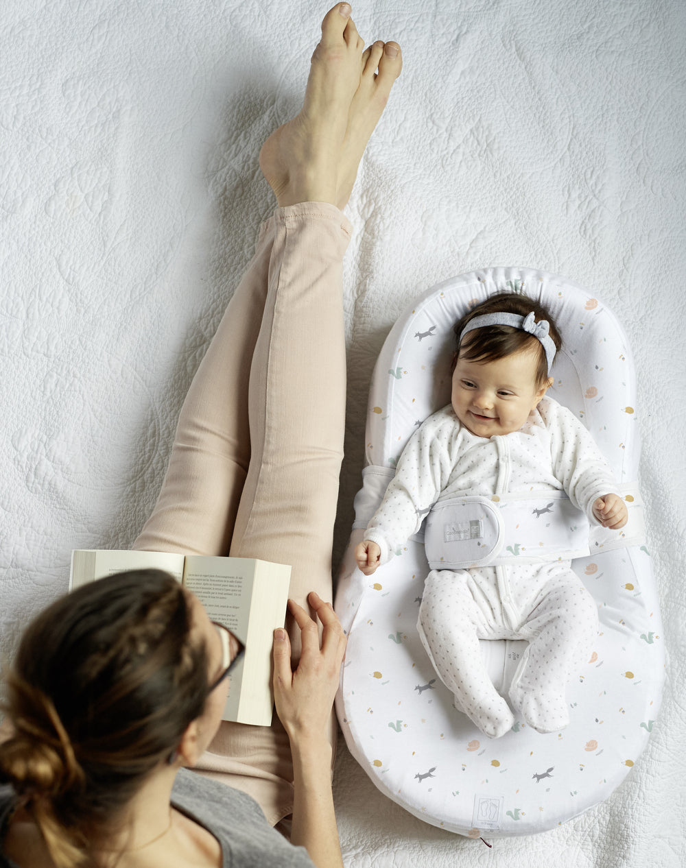 Baby Nest Ergonomic Red Castle Cocoonababy Happy Fox