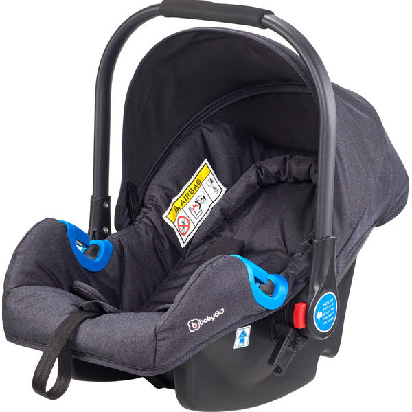 BabyGo - Carucior Style 3 in 1 Black-Rose