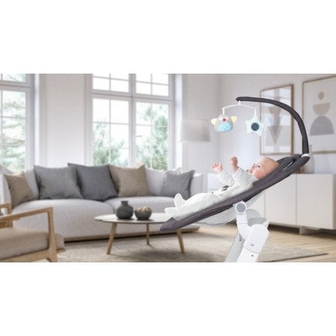 BabyGo - Leagan si balansoar Homey, Gri