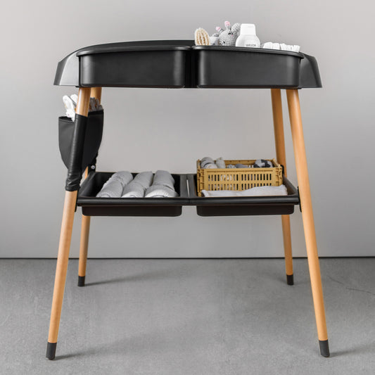 BabyGo - Masuta de schimbat si infasat Change Me, Black