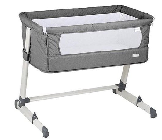Patut co-sleeper 2 in 1 BabyGo Together Grey