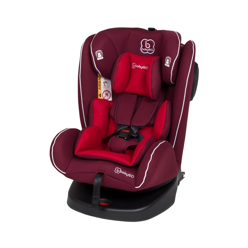 BabyGo - Scaun auto rotativ cu isofix Nova 360° Red, 0 - 36 kg