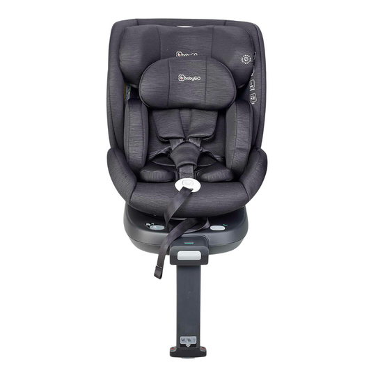BabyGo - Scaun auto rotativ Prime 360, Black, 40-150 cm, certificat R129