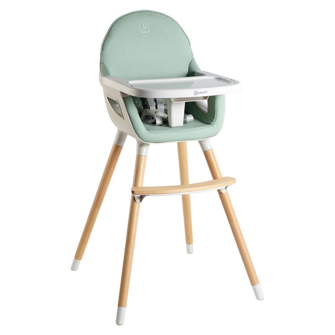 BabyGo - Scaun de masa transformabil Scandi Green