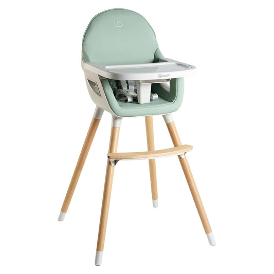 BabyGo - Scaun de masa transformabil Scandi Green