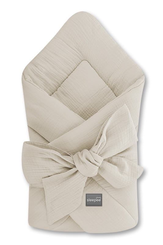 Wrap Babyhorn nou nascut Bumbac - Muselina Sleepee