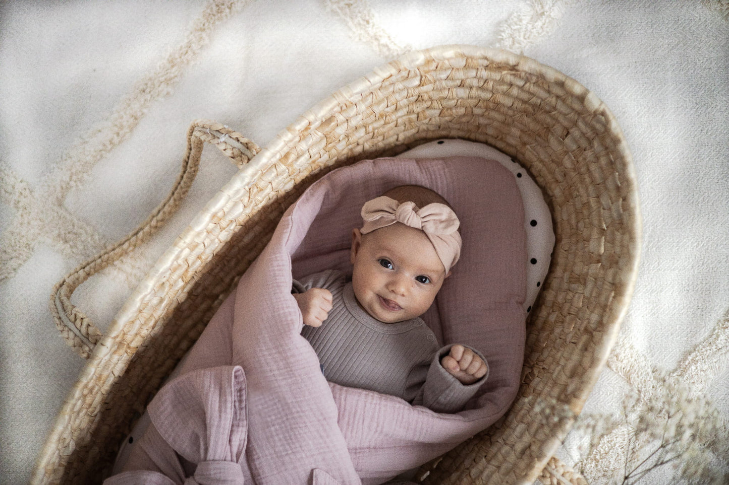 Wrap Babyhorn nou nascut Bumbac - Muselina Sleepee