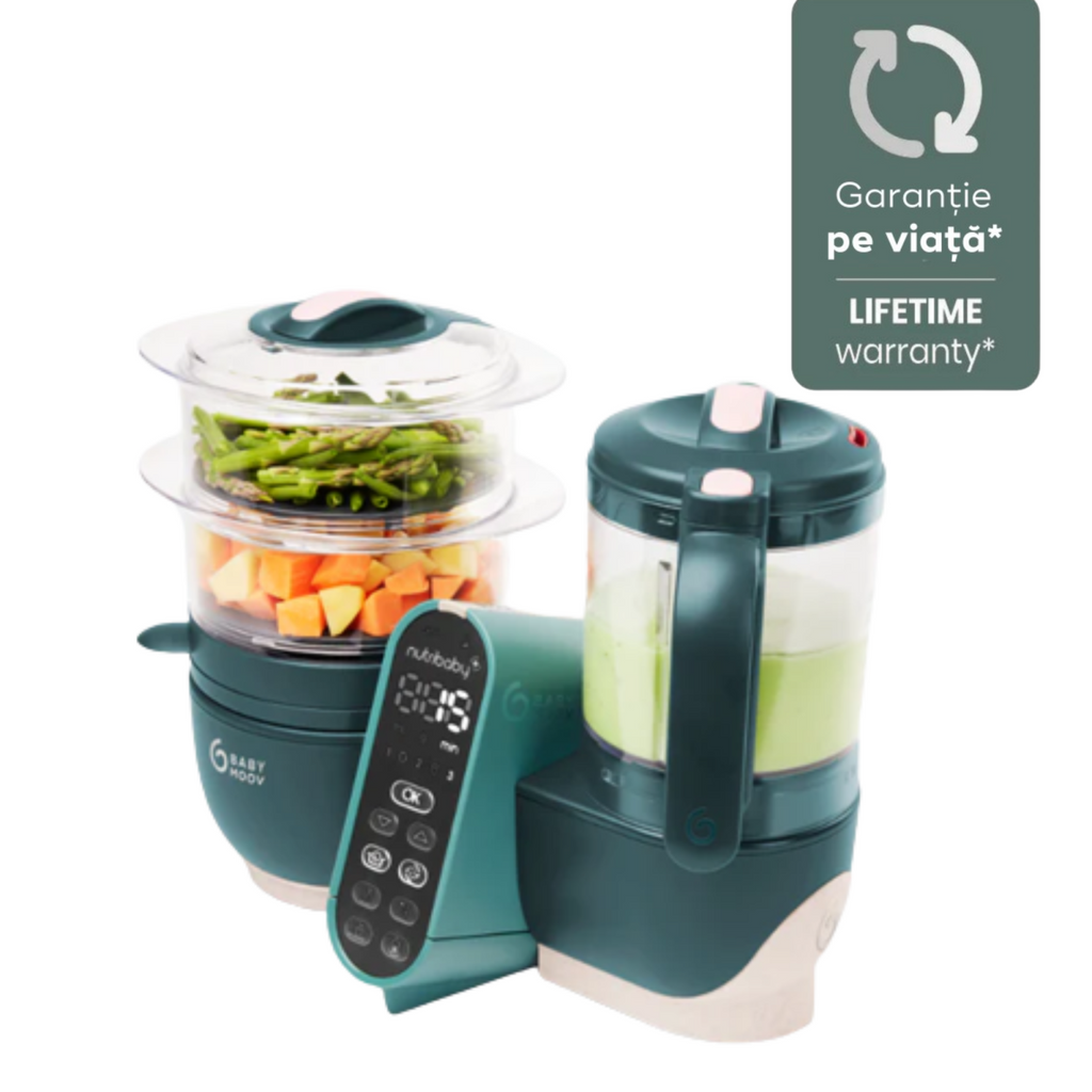 Robot multifunctional Babymoov Nutribaby+ 6 in 1 Opal Green