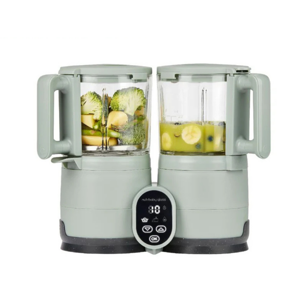 Robot multifunctional Babymoov Nutribaby Glass 4 in 1 Celadon Green