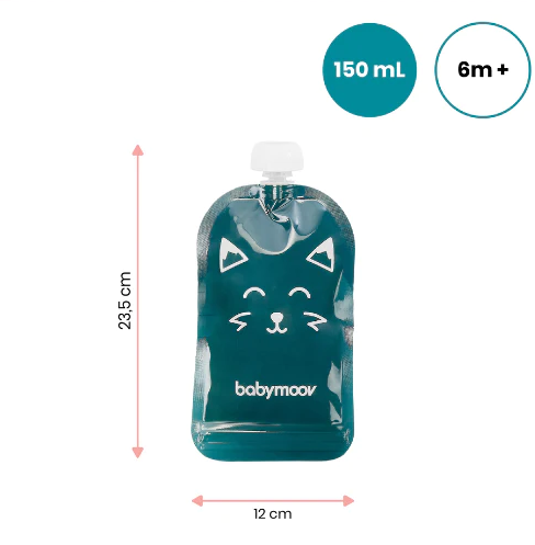 Babymoov - Set 20 pungi reutilizabile de hranire ISY