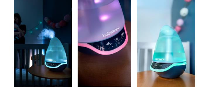 Umidificator digital Babymoov Hygro Plus 2 in 1