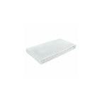 Saltea BabyNeeds Confort 160x80x15 cm albă – saltea cu husă albă, vedere de ansamblu
