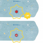 Covor XXL antiderapant pentru cada Badabulle cu senzor de temperatura