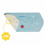 Covor XXL antiderapant pentru cada Badabulle cu senzor de temperatura