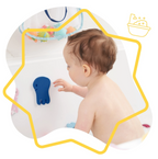 Puzzle pentru baie cu animalute acvatice Badabulle