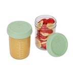Set 2 boluri din sticla Badabulle Badabowls 220 ml
