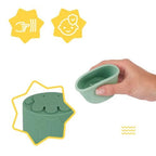 Set 7 jucarii stivuibile din silicon pentru baie Badabulle