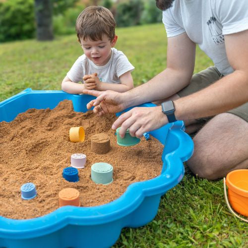 Set 7 jucarii stivuibile din silicon pentru baie Badabulle