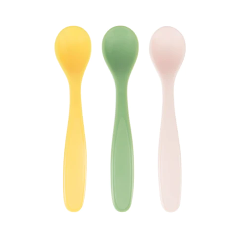 Set 3 lingurite flexibile Badabulle Pastel