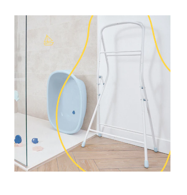 Set suport si furtun de scurgere pentru cadita Badabulle Whale