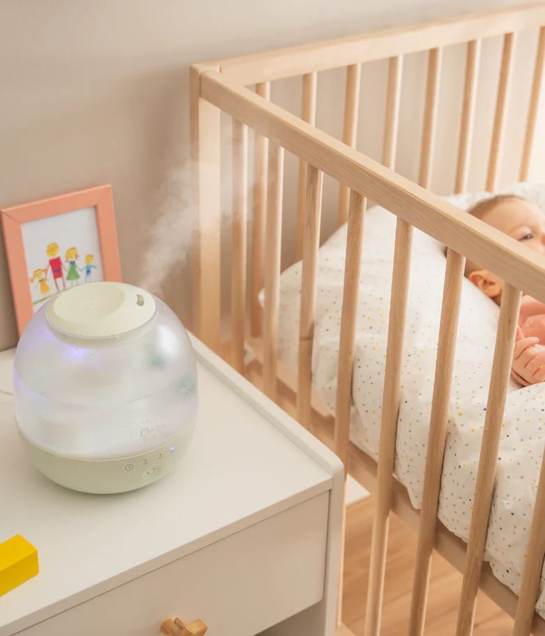 Umidificator și Lampă de Veghe Badabulle Bubble 2L 16h Abur Rece