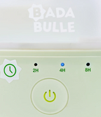 Umidificator și Lampă de Veghe Badabulle Bubble 2L 16h Abur Rece