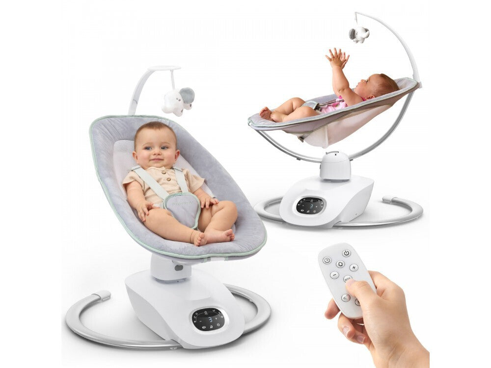Balansoar Electric Momcozy CocoSway cu Mișcare 3D - 6 Moduri, Rotativ 180°, Telecomandă