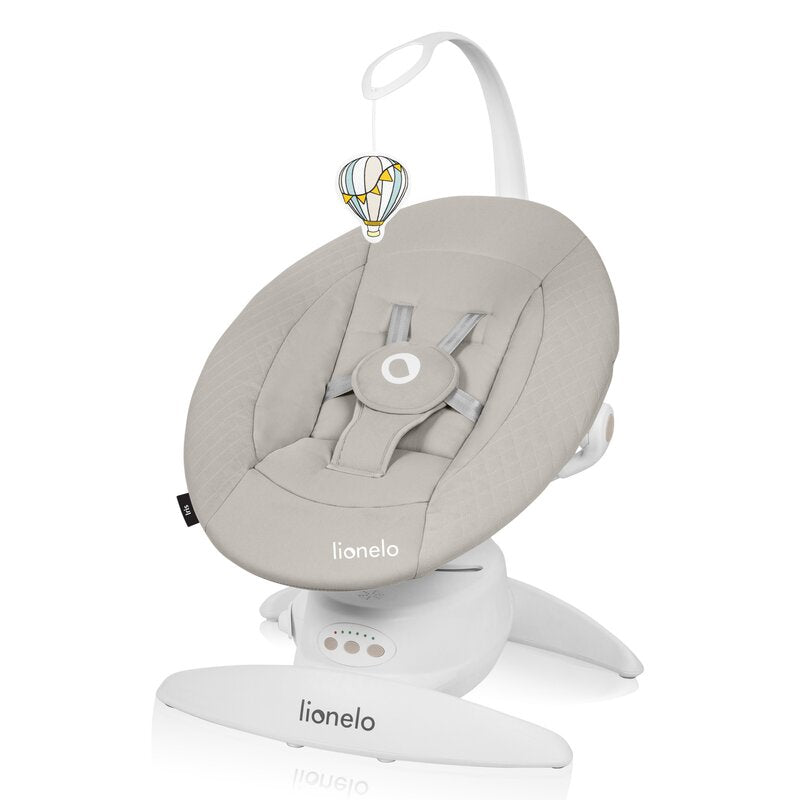 Balansoar electric Lionelo Iris 2in1, Bej